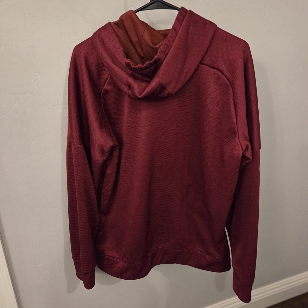 Adidas Men's Maroon Hoodie - Picture 5 of 5